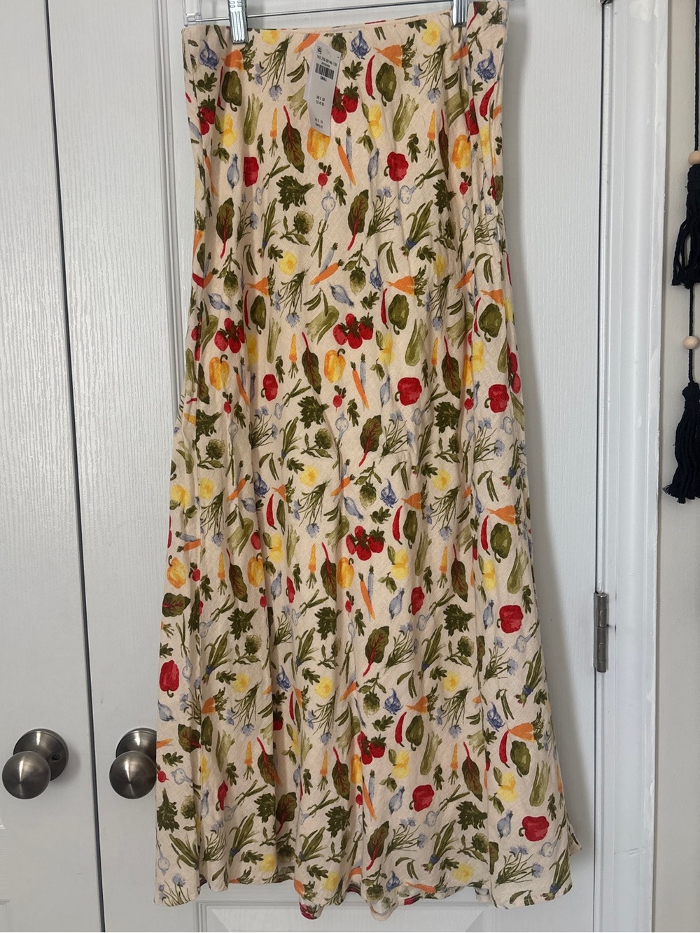 Abercrombie & Fitch Linen Blend Maxi Skirt - Small